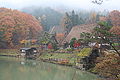 Hida-no-Sato folk village in autumn