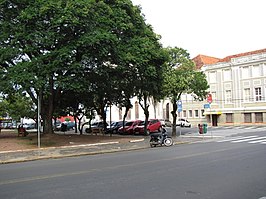 Het plein Praça Borges de Medeiros in Gravataí