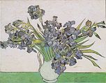 Still Life: Vase with Irises May 1890 The Metropolitan Museum of Art, New York (F680)