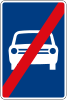 Road for motorized ends