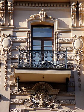 Balcon Apartment buildings Konnogvardeysky Boulevard 3 in St. Petersburg