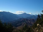 石老山山頂から蛭ヶ岳・大室山・富士山