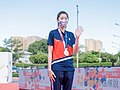 Lo Chia-ling, médaillée de bronze en taekwondo.