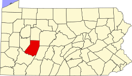 Contea di Indiana – Mappa