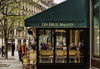 Terrasse, en avril 2010.