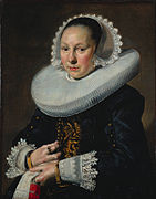 Frans Hals: Ritratto di signora (Aeltje Dircksdr. Pater ?), 1638.