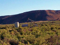 An oil well in western Colorado