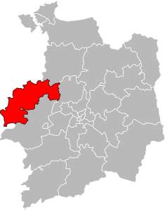 Cantone di Montauban-de-Bretagne – Localizzazione