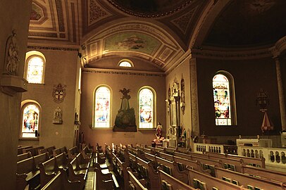 Interior of chapel