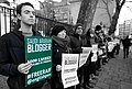 Image 10A protest outside the Saudi Arabian Embassy in London against detention of Saudi blogger Raif Badawi, 2017 (from Freedom of speech by country)