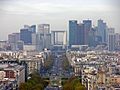 View from Arc de Triomphe