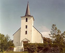 Stavang Church in Bru