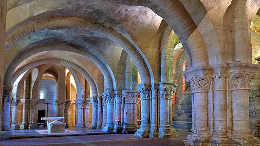 Crypte de la basilique Saint-Eutrope de Saintes par JGS25