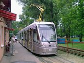 AKSM-843 - fourth-generation tram in Minsk