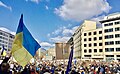 Protest in Frankfurt, Germany.