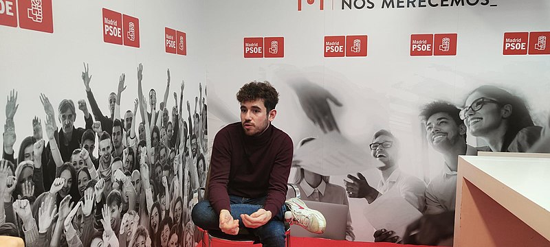 File:Adrián Fernández, presidente de Juventudes Socialistas en Madrid.jpg