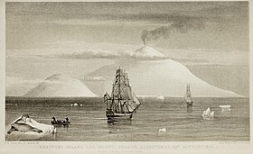 Beaufort Island and Mount Erebus