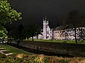 Night view of the Registry Building. October 2021