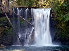 Upper North Falls in Silver Falls State Park