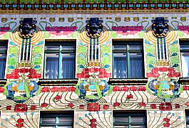 Casa Majolica din Viena, de Otto Wagner (1898)