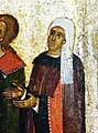 Убрус. Фрагмент иконы «Деисус и молящиеся новгородцы». XV век