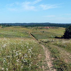 Quarry in Okhansky District