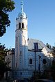 Die von außen und innen wunderschöne „Blaue Kirche“ in Bratislava