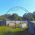 Entrance gate on Douglas Road