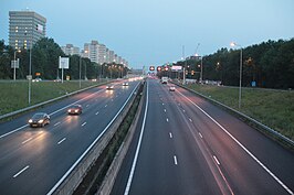 De Ringweg-West (Einsteinweg) gezien van de Jan van Galenstraat, juni 2012