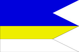 Flag of Brezovec, Snina.svg