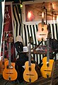 Selmer style replica guitars used in gipsy jazz