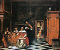 Pieter de Hooch, Interior amb personatges