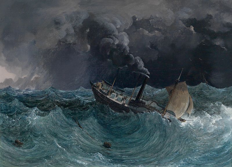 File:Thomas Ender Dampfschiff Marianne im Sturm am Schwarzen Meer.jpg