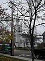 Unitarian Church at Uxbridge where Judge Henry Chapin delivered a historical address in 1864, and was an amateur historian of this community. Henry Chapin was a prominent Unitarian Church leader in Massachusetts. The Unitarian Church was prominent in the Industrial period of this community.