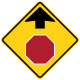 Stop sign ahead