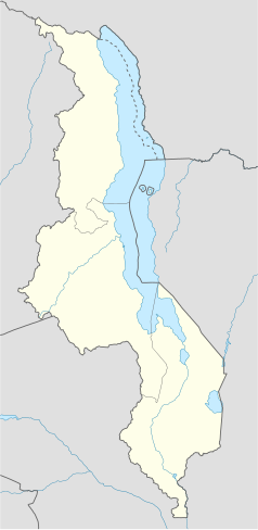 Mapa konturowa Malawi