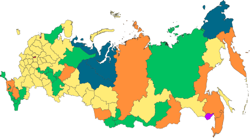 Federal subjects of Russia.