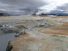 High temperature area Hverarönd at Námafjall