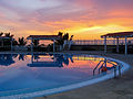 * Nomination Sunset in swimming pool --Ivan2010 02:23, 7 September 2014 (UTC) * Promotion Please reduce the colour noise.--ArildV 05:20, 7 September 2014 (UTC) Thank you. I think the new version is ok.--ArildV 18:54, 8 September 2014 (UTC)