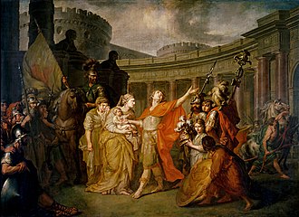 Anton Lossenko, Les Adieux d'Hector et Andromaque 1773