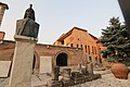 Monument to Vlad the Impaler inside the Old Court