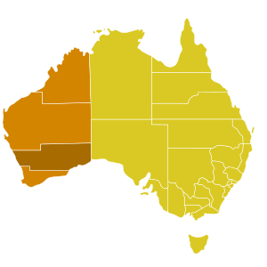 Karte der Kirchenprovinz Perth