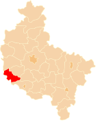 Localização do Condado de Wolsztyn na Grande Polónia.