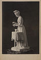 Statuette of a "Red Cross nurse in the act of pouring a dose of Bovril" (1900)