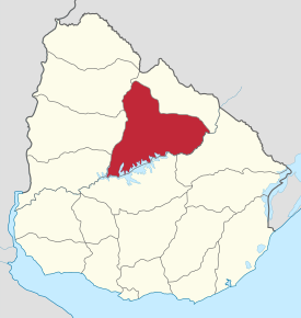 Poziția regiunii Departamentul Tacuarembó