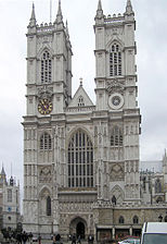 The west front of Westminster Abbey