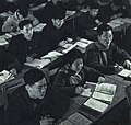 1964年 鞍钢夜大学学生学习