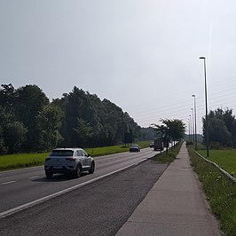 De N36 in Harelbeke