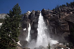 Bridal Veil Falls in Telluride, Colorado