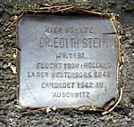 Stolperstein für Edith Stein (Zasiusstraße 24)